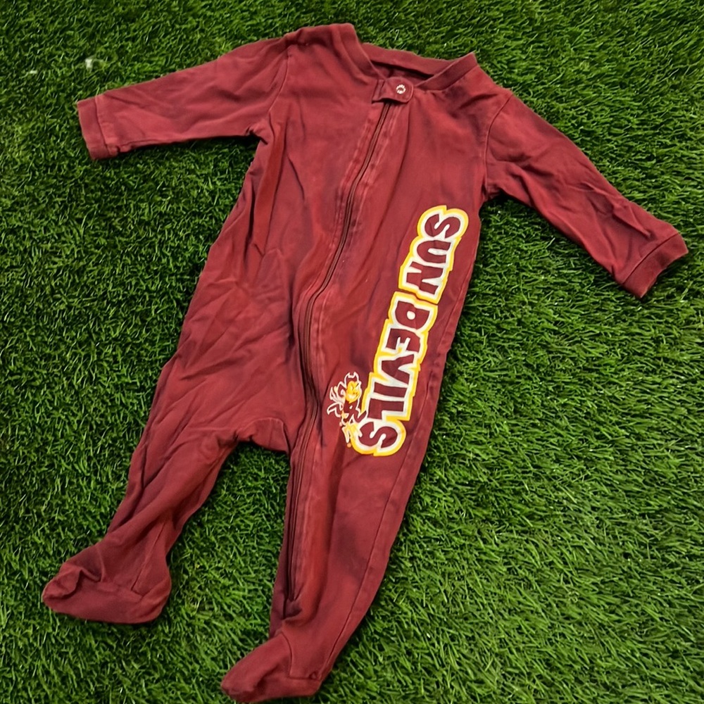 Pro Edge Arizona Sun devils One Piece Infant Pajamas